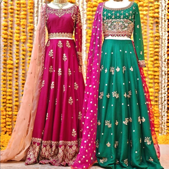 Pakistani Indian Bridal Lehenga - Picture 6 of 10